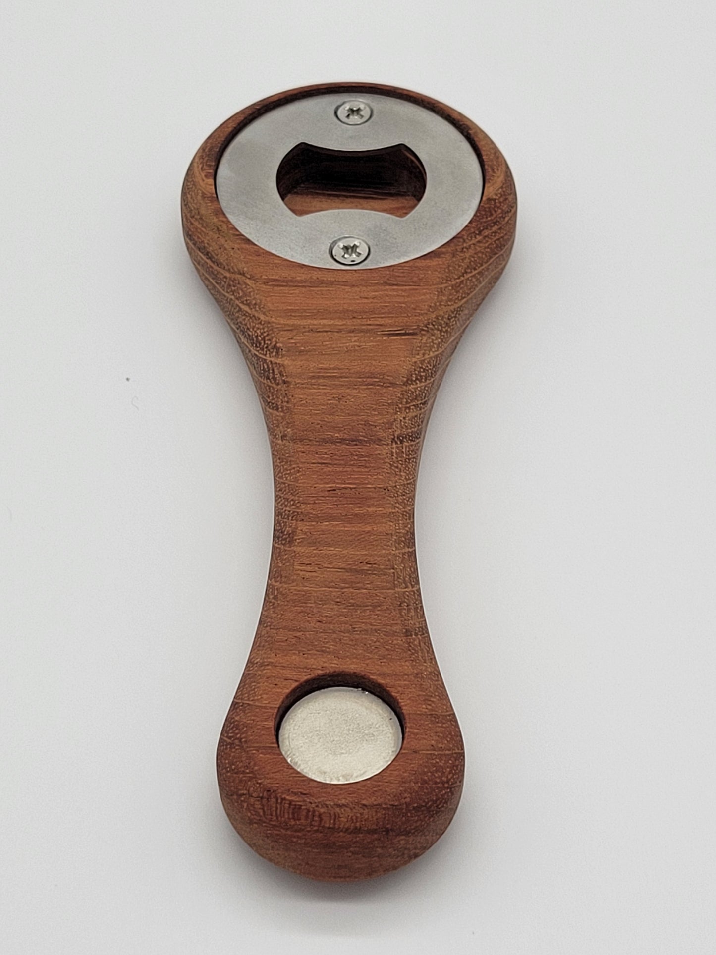 Hardwood Bottle Opener with Magnet