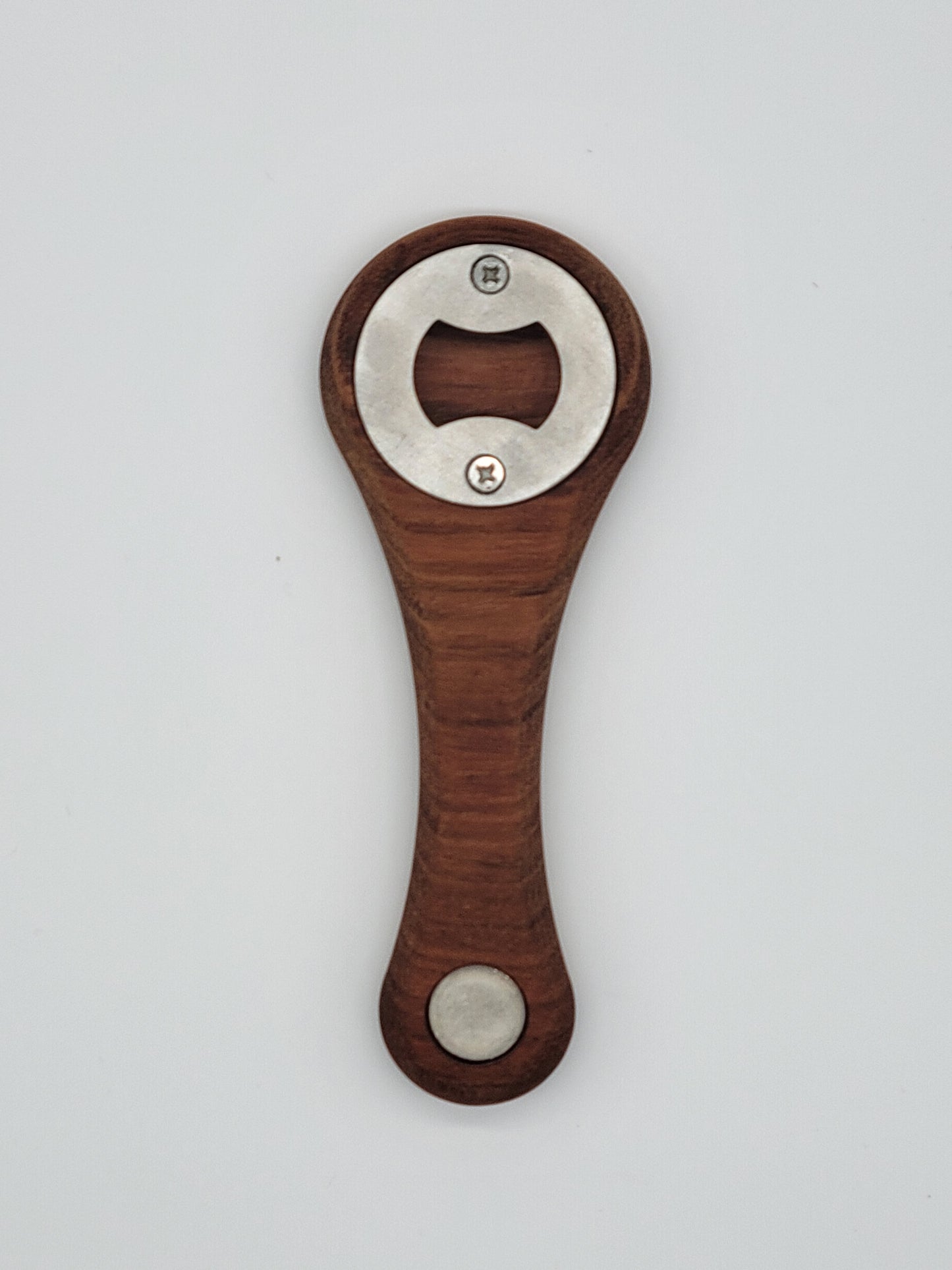 Hardwood Bottle Opener with Magnet