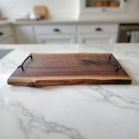 Live Edge Walnut Serving Board