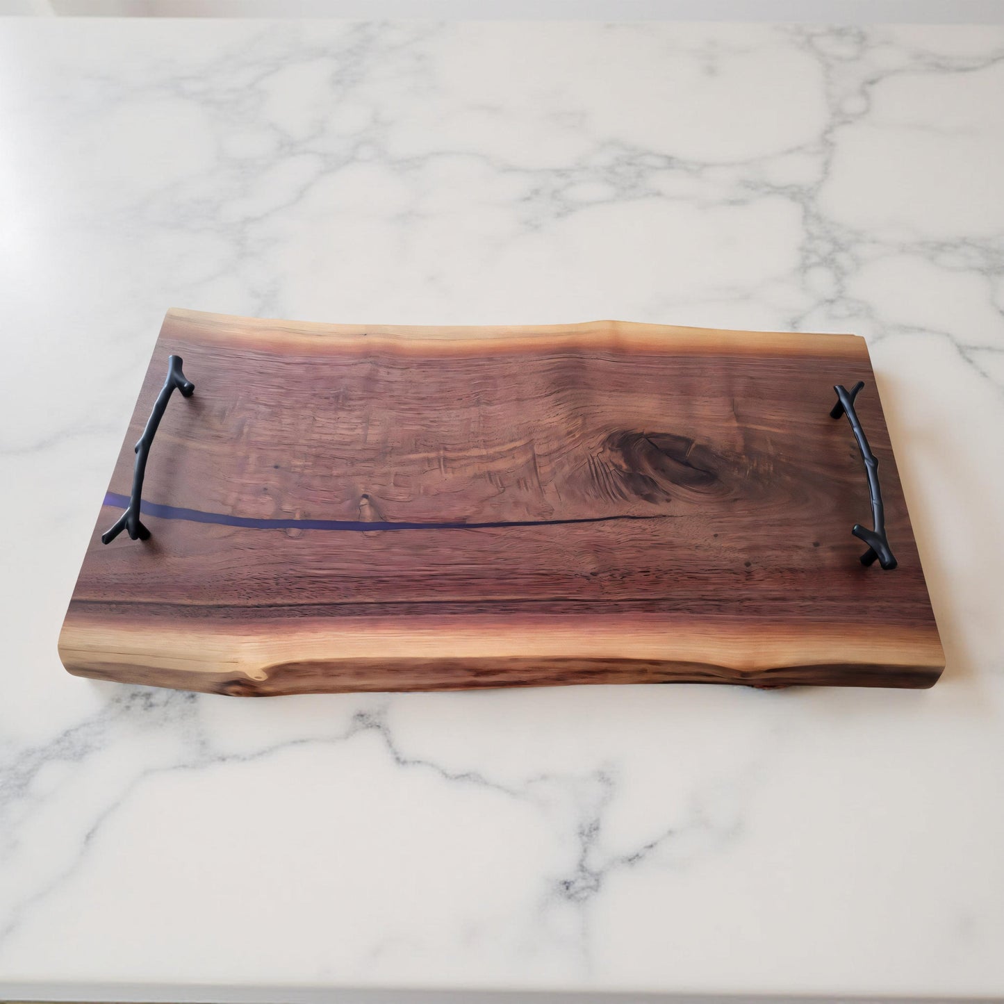Live Edge Walnut Serving Board
